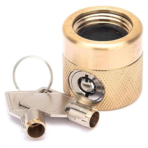 FaucetLock Heavy Duty Brass Water Bibb Security
