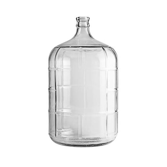 3-Gallon Clear Glass Italian Carboy