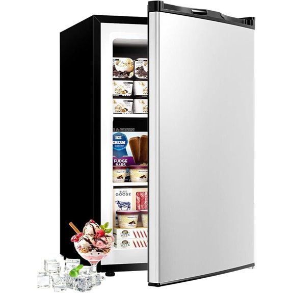 Feelfunn 3.0 Cu.ft Upright Mini Freezer