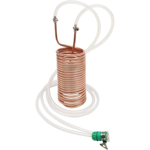 Copper Wort Chiller for Home Brewing with Hose