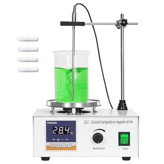 Magnetic Stirrer with Digital Display & 4 Bars