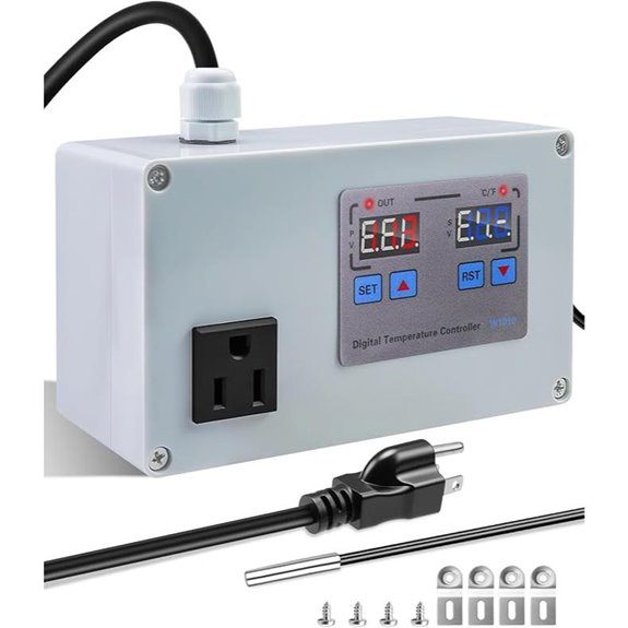 10A 110V Digital Temperature Controller for Heating/Cooling