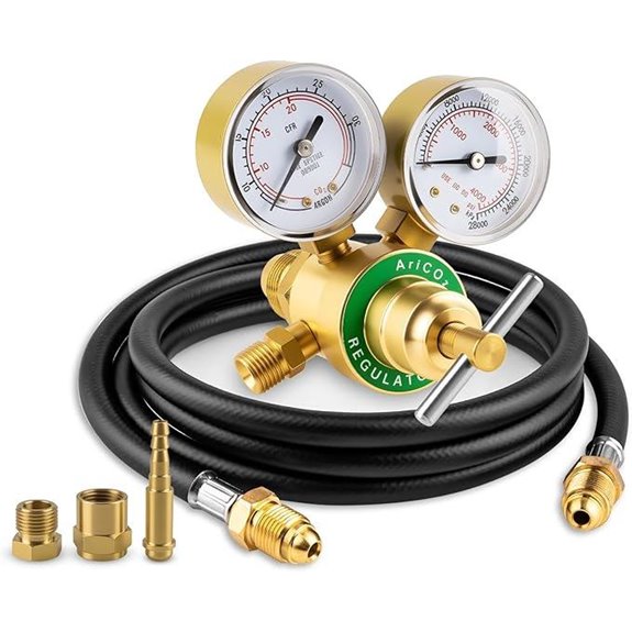Argon CO2 Regulator for TIG/MIG Welding Dual Gauge