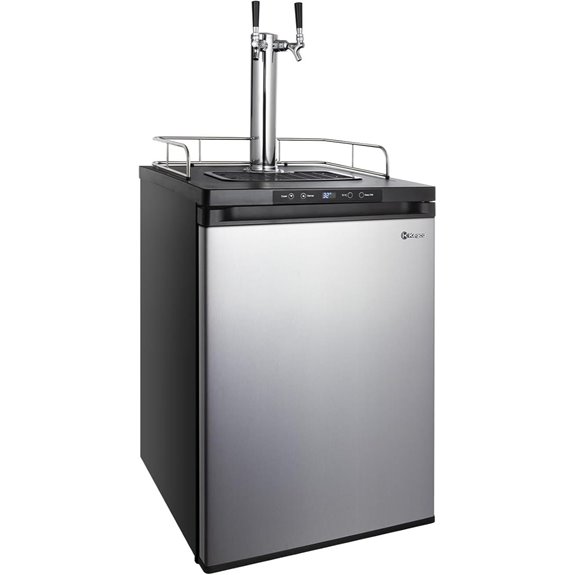 Kegco 24 Dual-Tap Stainless Steel Kegerator