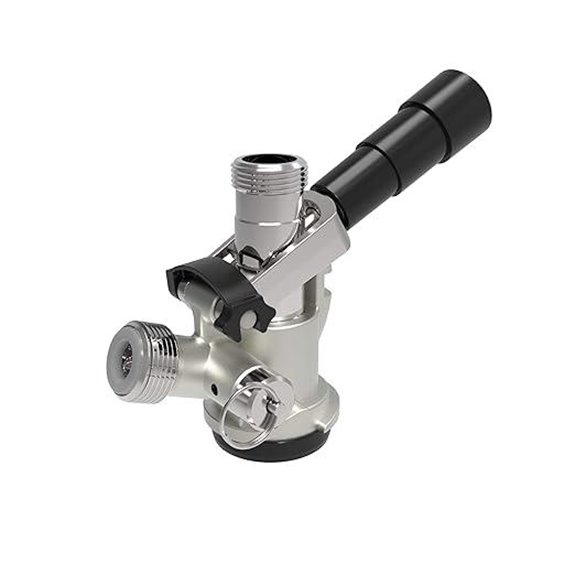 Fastrack D System Beer Keg Coupler with Safety Valve