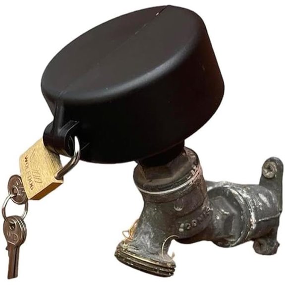 Outside Faucet Lock with Padlock Included