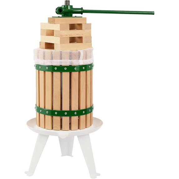 Caelum 4.75-Gallon Fruit Wine Press with Basket