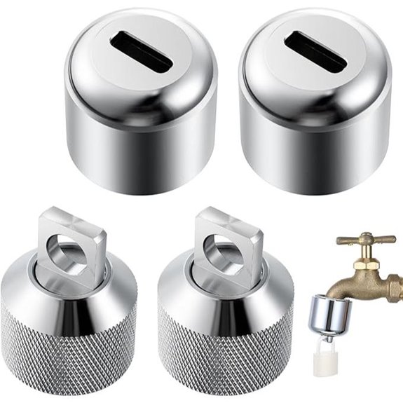2 Pack Water Spigot Lock for Garden Hose