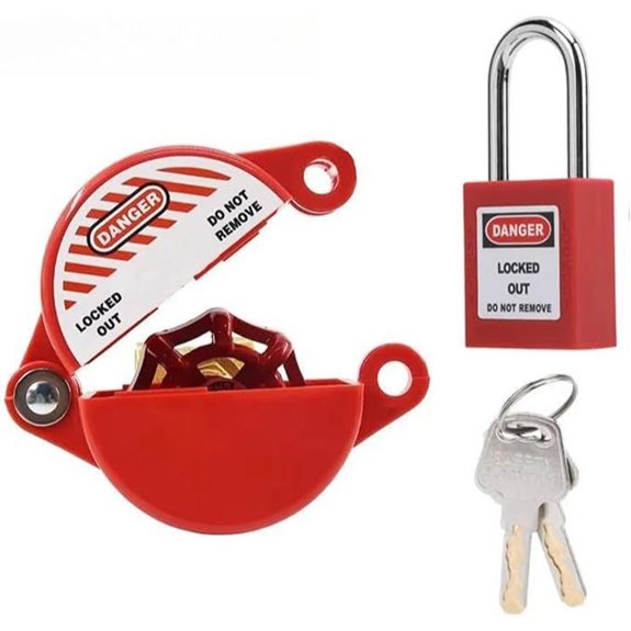 WIILDIS Gate Valve Lockout Device with Padlock