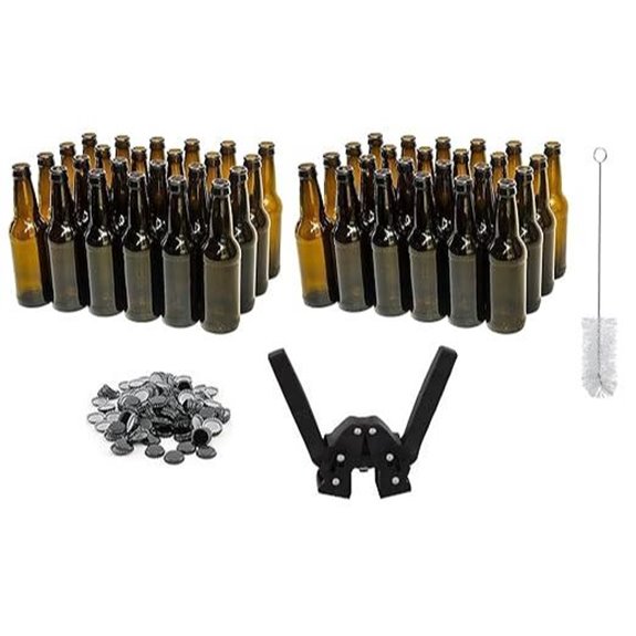North Mountain Beer Bottling Kit with Bottles & Caps