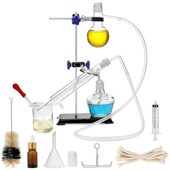 QWORK 12-Piece 100ml Home Distillation Kit