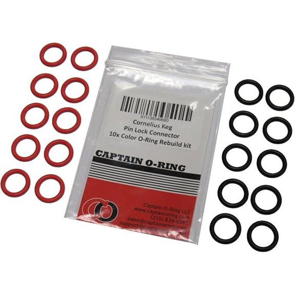 Color Coded O-Ring Set for Homebrew Kegs