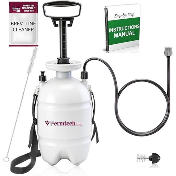 Beer Draft Keg Cleaning Kit with Hand Pump