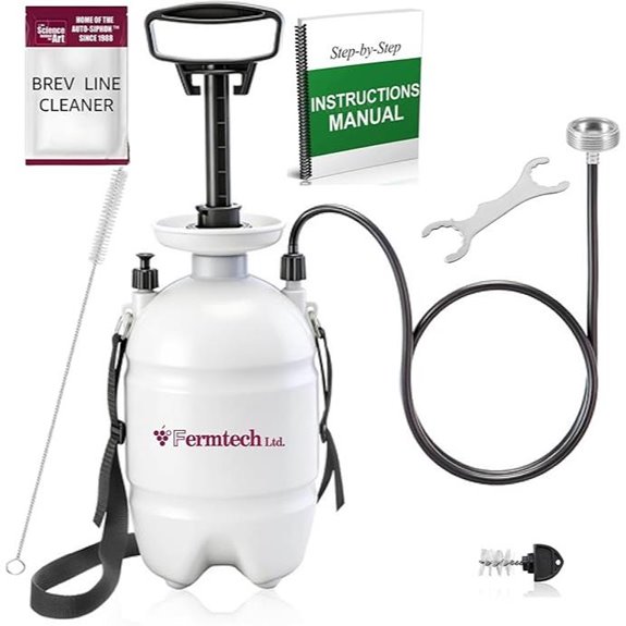 Beer Keg Line Cleaning Kit with Faucet Adapter