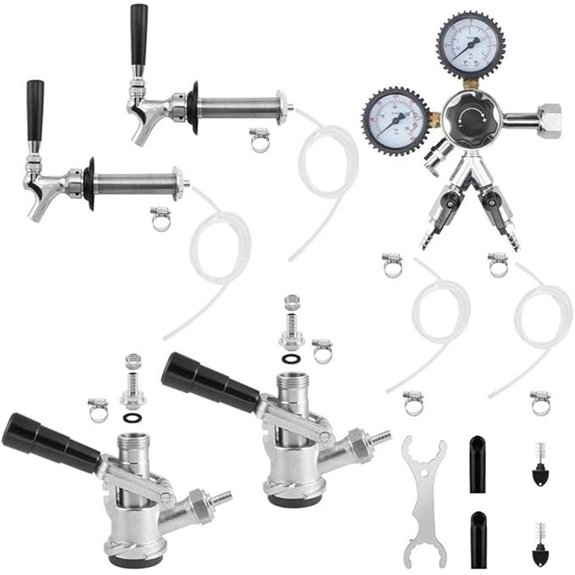 GANCOWISE Dual Tap Kegerator Door Mount Kit