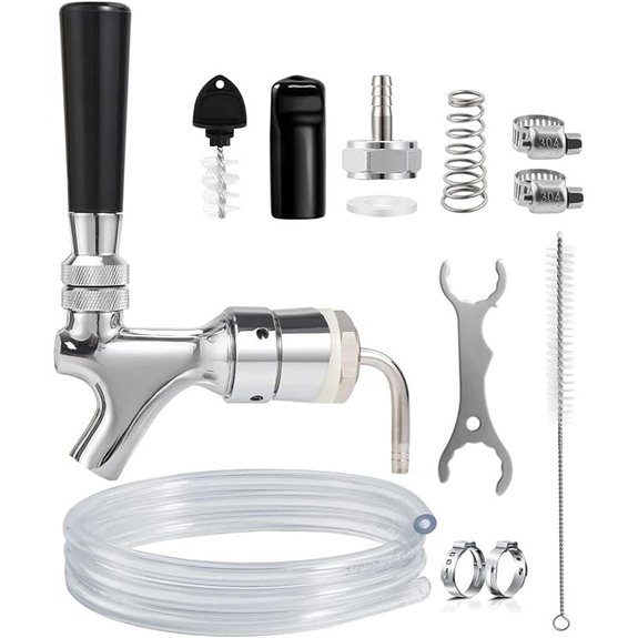 Draft Beer Faucet Shank Kit Kegerator Parts Set