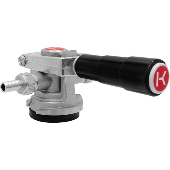Kegco Keg Coupler D System Nickel