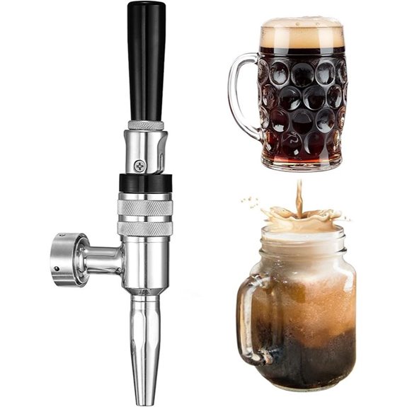 Stout Beer Faucet Nitrogen Coffee Tap 304 Steel