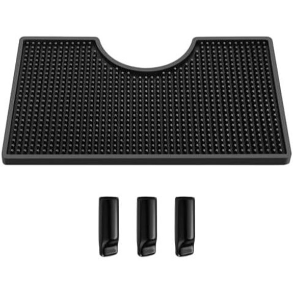 Beer Tower Drip Tray Non-Slip Bar Mat