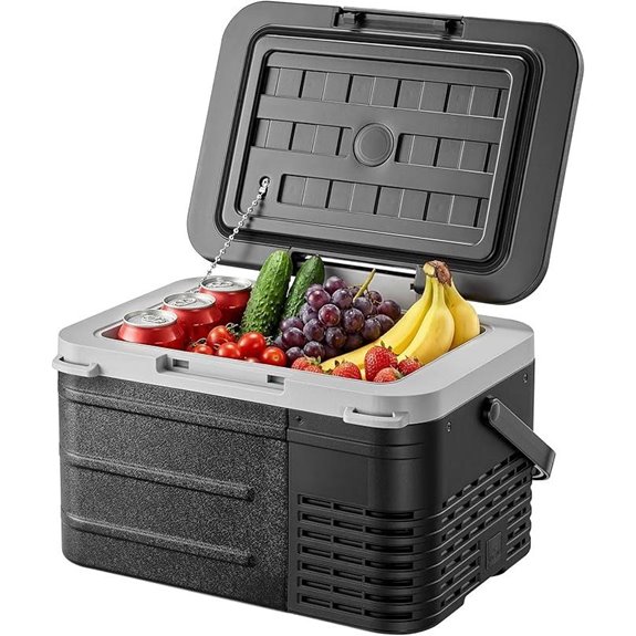 EKOJUCE 12V Car Refrigerator 11 Quart Portable Cooler
