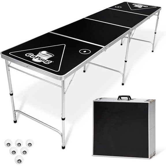 GoPong 8ft Portable Beer Pong/Tailgate Table
