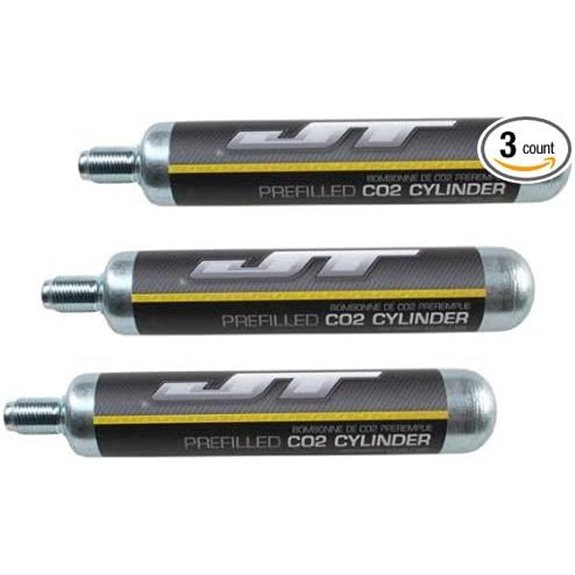 JT Paintball JT 88/90gram CO2 Tank - Prefilled - 3 Count
