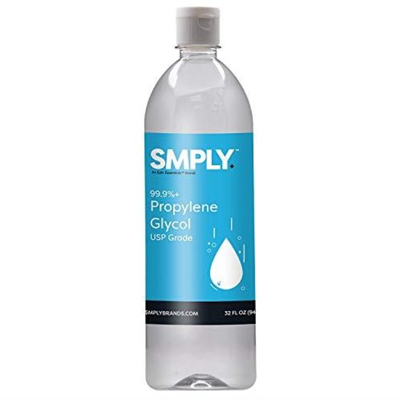 SMPLY. USP Food Grade 99.9% Pure Propylene Glycol 32 oz