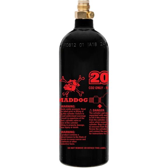 Maddog 20oz Refillable Aluminum CO2 Paintball Tank