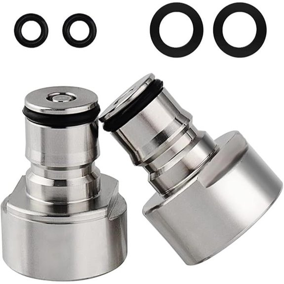 Ferroday Keg Coupler Adapters for Sankey to Ball Lock