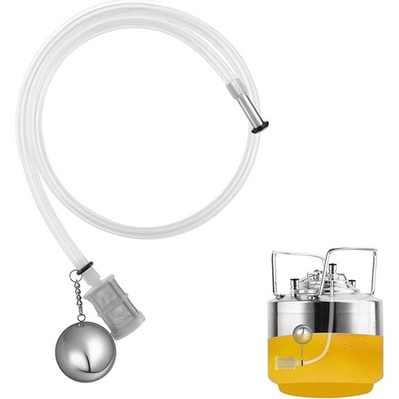 80cm Silicone Floating Dip Tube with Filter