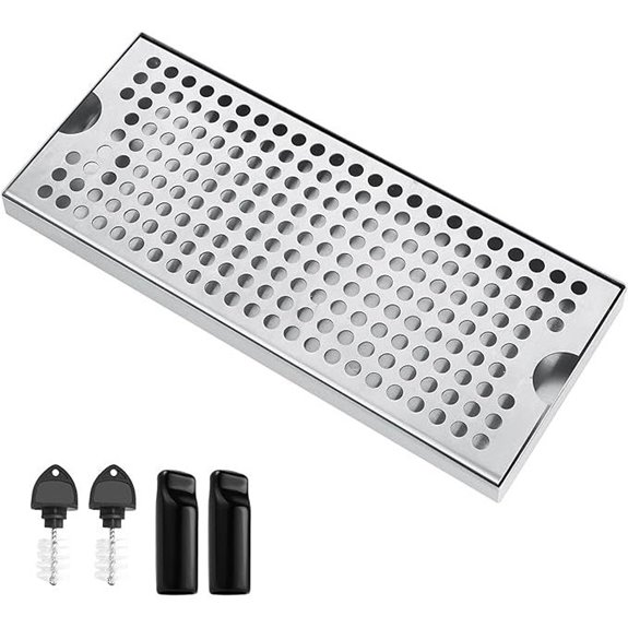 Kegerator Stainless Steel Beer Drip Tray