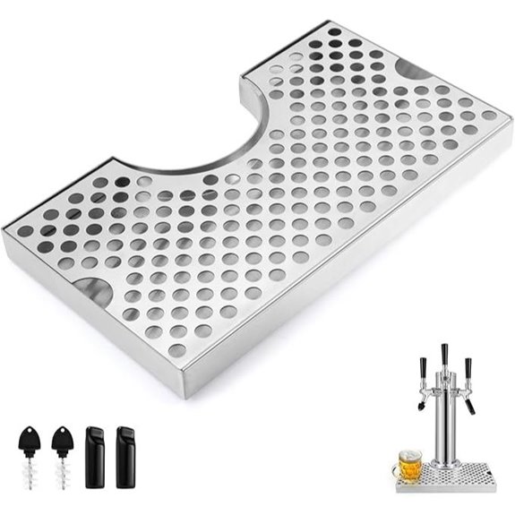 Kegerator Stainless Steel Beer Drip Tray