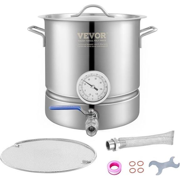 Vevor 5-Gallon Stainless Steel Brew Kettle