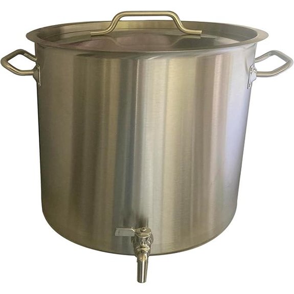 5 Gallon Stainless Steel Brewing Stock Pot with Spigot