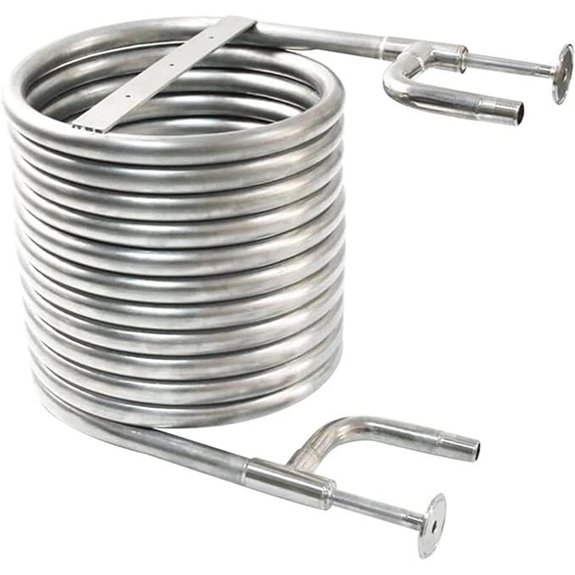 Counterflow Wort Chiller with Stainless Steel Coil