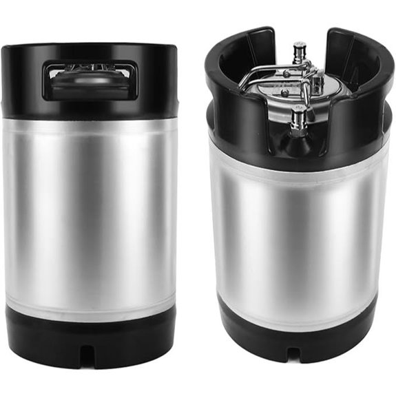 MRbrew 2.5 Gallon Stainless Steel Corny Kegs (2-Pack)