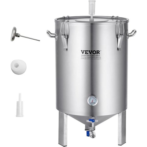 Vevor 16 Gal Stainless Steel Fermentation Tank