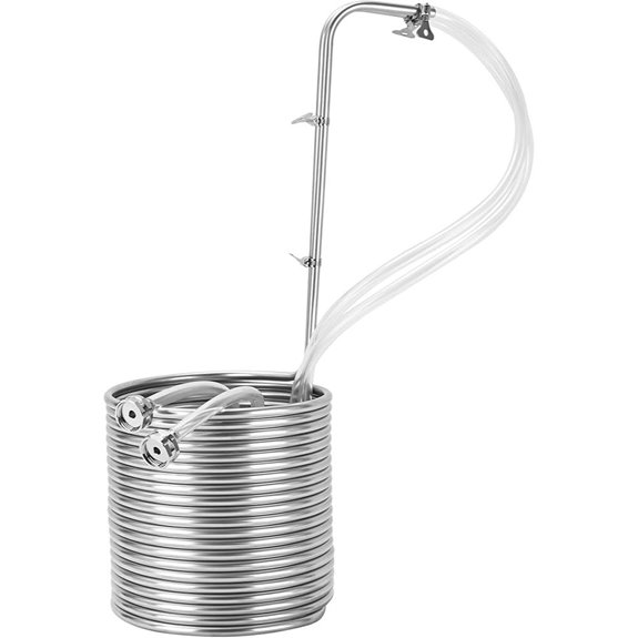 BACOENG 3/8 x 50Ft Stainless Steel Water Chiller