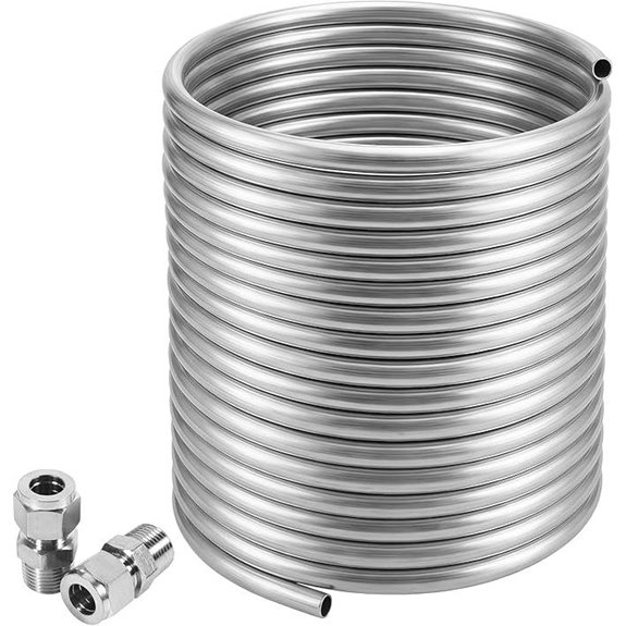 Wort Chiller 1/2 x 50FT Stainless Steel Coil