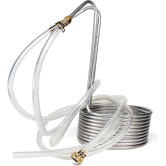 Northern Brewer - Silver Serpent Stainless Steel Immersion Wort Chiller
