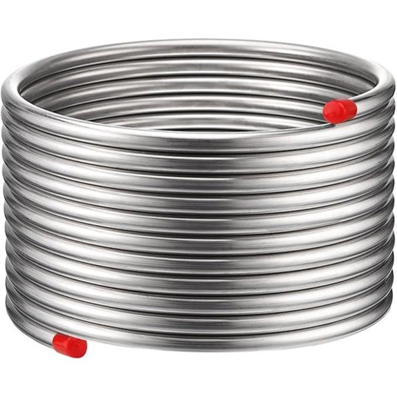 Vigorous Stainless Steel Wort Chiller 25 Ft Coil