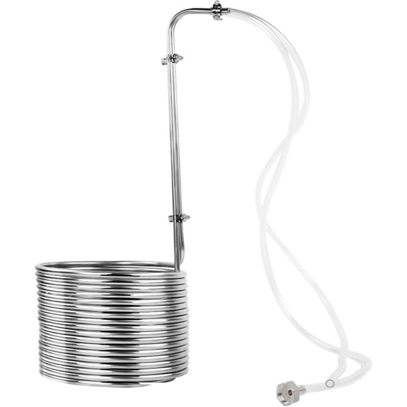 BACOENG 5/16 x 50Ft Stainless Steel Wort Chiller