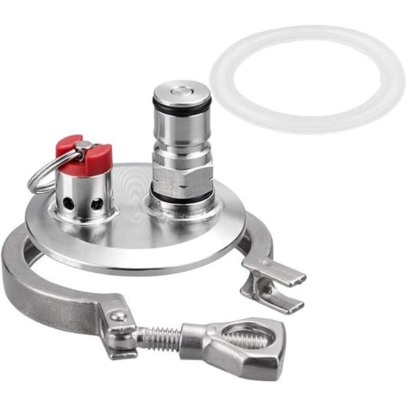 2-Inch Tri-Clover Ball Lock Tapping Head & Post