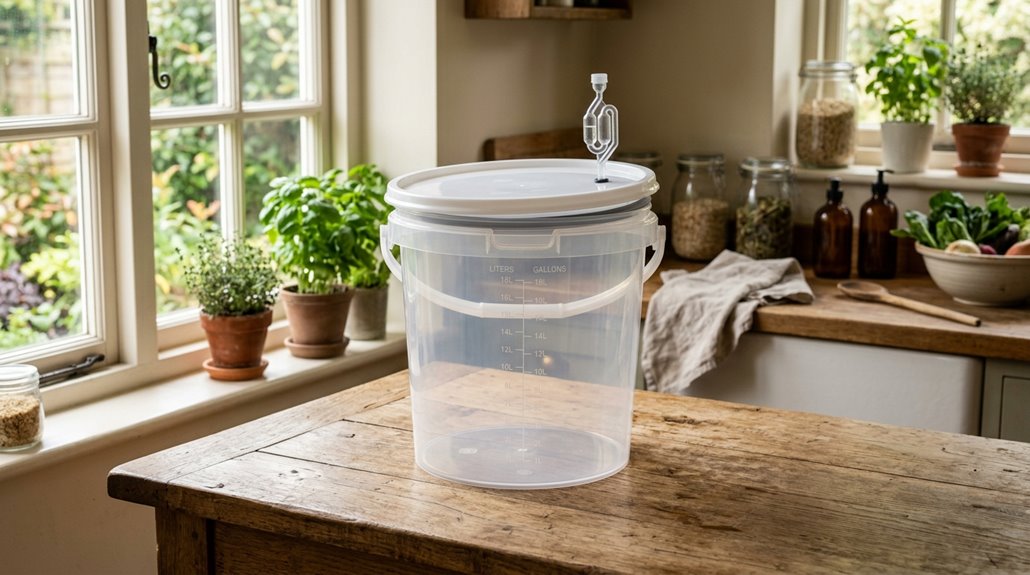 top plastic fermentation buckets