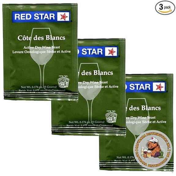 Red Star Cotes des Blancs Wine Yeast (3 Pack)
