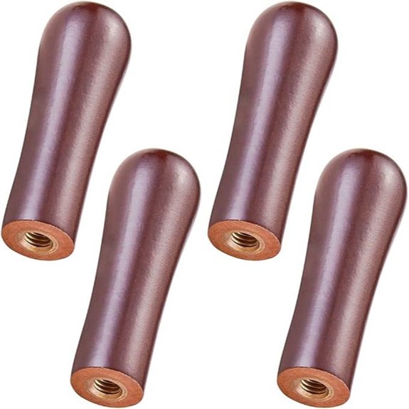 4Pcs Wooden Beer Tap Handle Set
