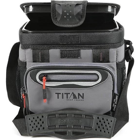 Titan Deep Freeze Cooler with Zipperless Hardbody